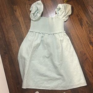 Aritzia dress bluish green